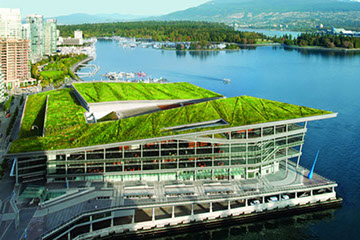 ICF Green Roof Construction in Canada - Vancouver's Convention Centre Green Roof